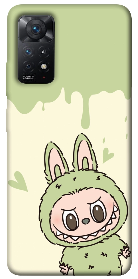 Чехол Labubu green для Xiaomi Redmi Note 11 Pro 5G