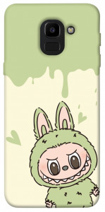 Чехол Labubu green для Galaxy J6 (2018)