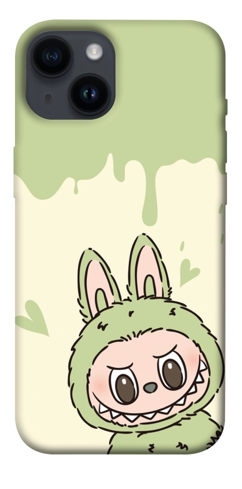 Чехол Labubu green для iPhone 14