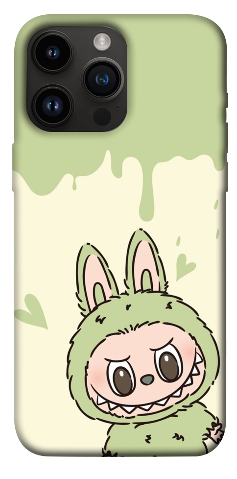 Чехол Labubu green для iPhone 14 Pro Max