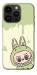 Чехол Labubu green для iPhone 14 Pro