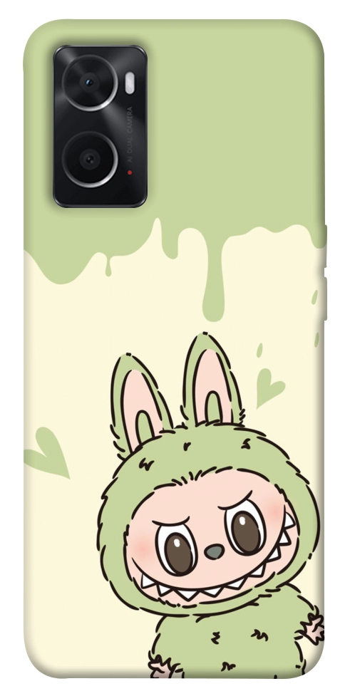 Чехол Labubu green для Oppo A76 4G