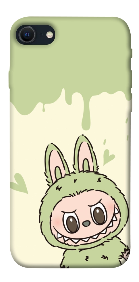 Чехол Labubu green для iPhone SE (2022)
