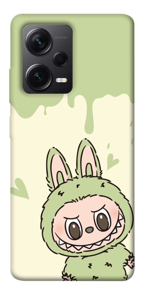 Чехол Labubu green для Xiaomi Redmi Note 12 Pro 5G