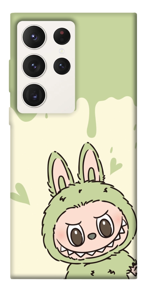 Чохол Labubu green для Galaxy S23 Ultra