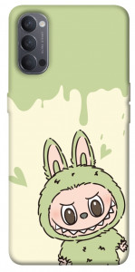 Чехол Labubu green для Oppo Reno 4