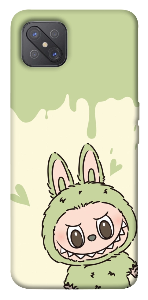 Чохол Labubu green для Oppo A92s