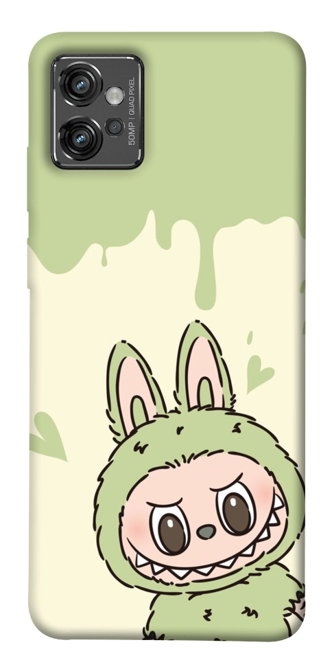 Чехол Labubu green для Motorola Moto G32