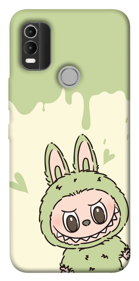 Чохол Labubu green для Nokia C21 Plus