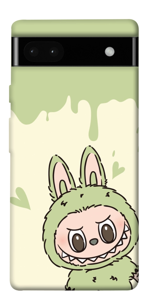 Чехол Labubu green для Google Pixel 6A