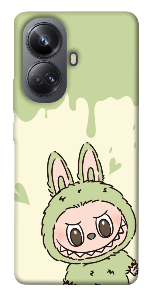 Чохол Labubu green для Realme 10 Pro+
