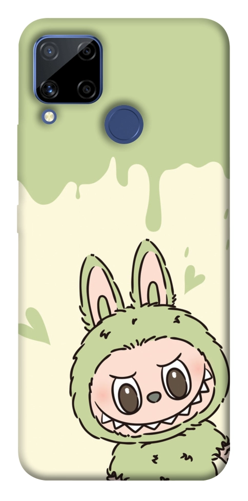 Чехол Labubu green для Realme C15