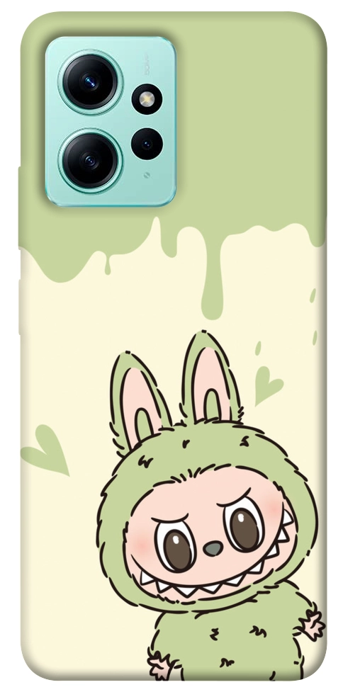 Чохол Labubu green для Xiaomi Redmi Note 12 4G