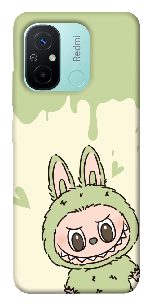 Чехол Labubu green для Xiaomi Redmi 12C