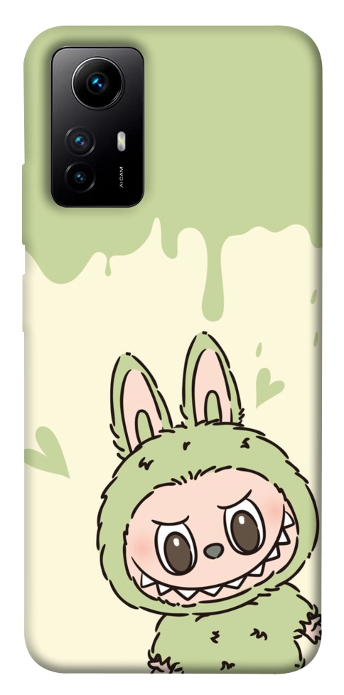 Чохол Labubu green для Xiaomi Redmi Note 12S