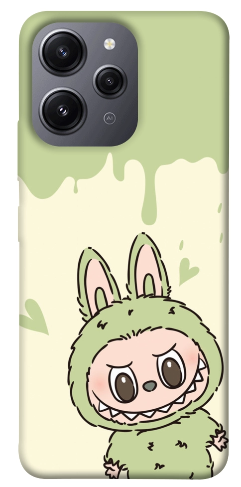 Чохол Labubu green для Xiaomi Redmi 12