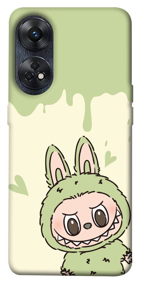Чехол Labubu green для Oppo Reno 8 T 4G
