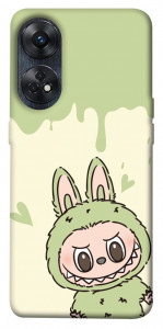 Чохол Labubu green для Oppo Reno 8 T 4G