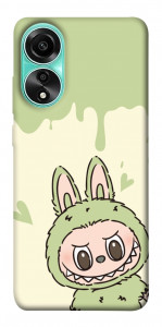 Чехол Labubu green для Oppo A78 4G