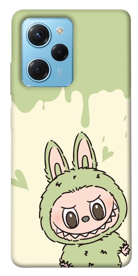 Чехол Labubu green для Xiaomi Poco X5 Pro 5G