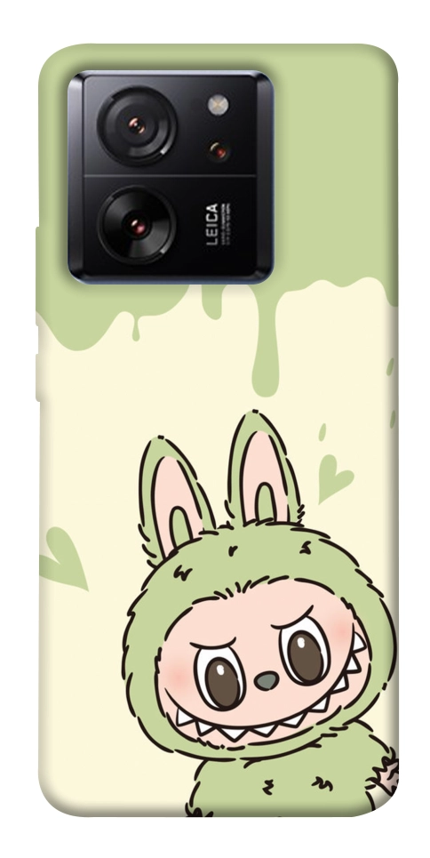 Чохол Labubu green для Xiaomi 13T