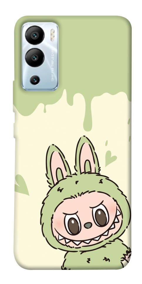 Чехол Labubu green для Infinix Hot 12i