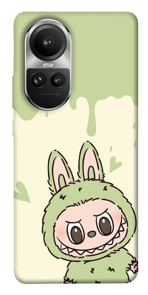 Чехол Labubu green для Oppo Reno 10