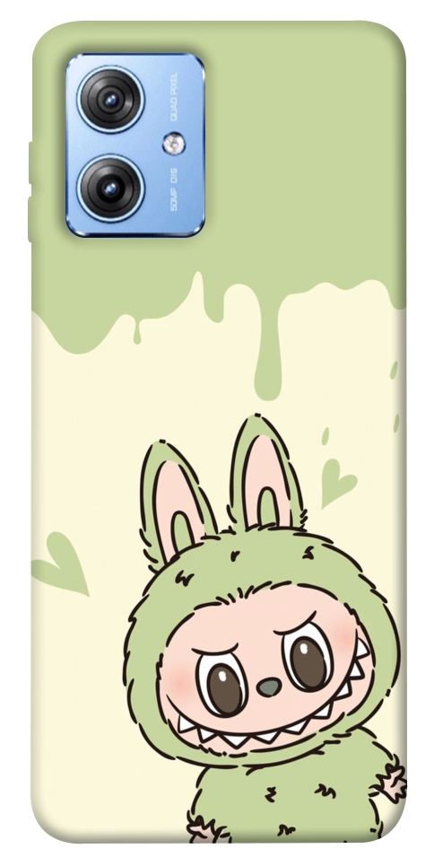 Чохол Labubu green для Motorola Moto G84
