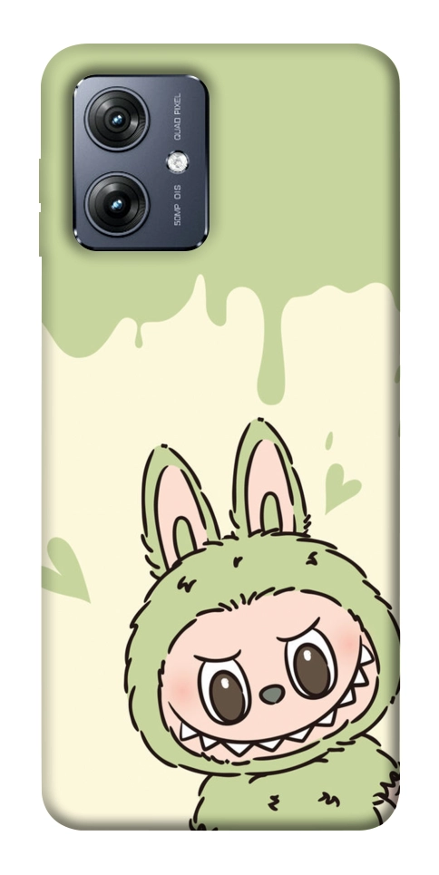 Чехол Labubu green для Motorola Moto G54