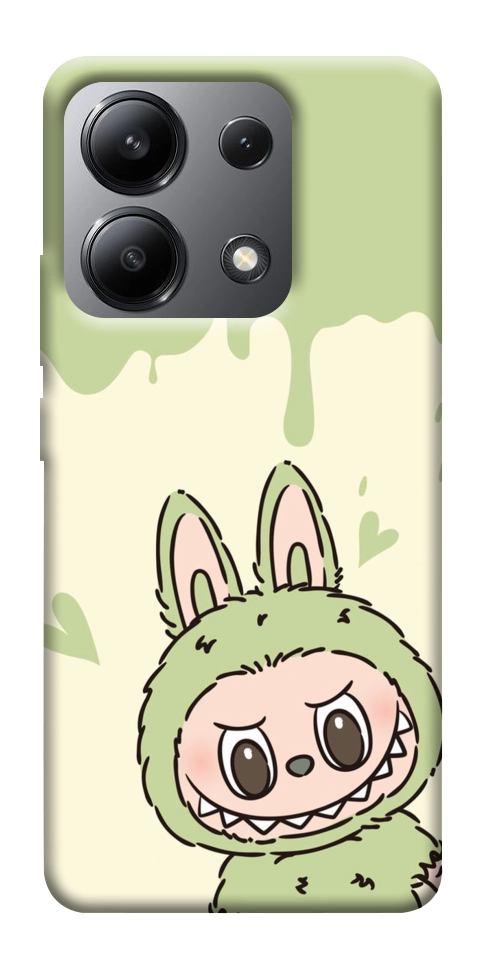 Чехол Labubu green для Xiaomi Redmi Note 13 4G