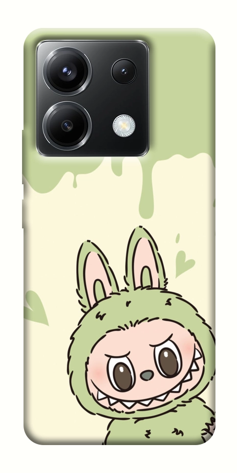 Чохол Labubu green для Xiaomi Poco X6