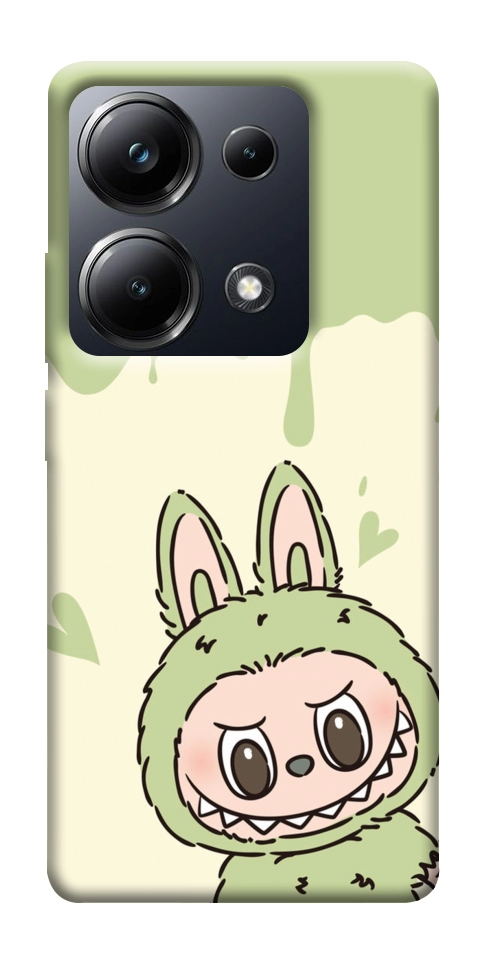 Чехол Labubu green для Xiaomi Poco M6
