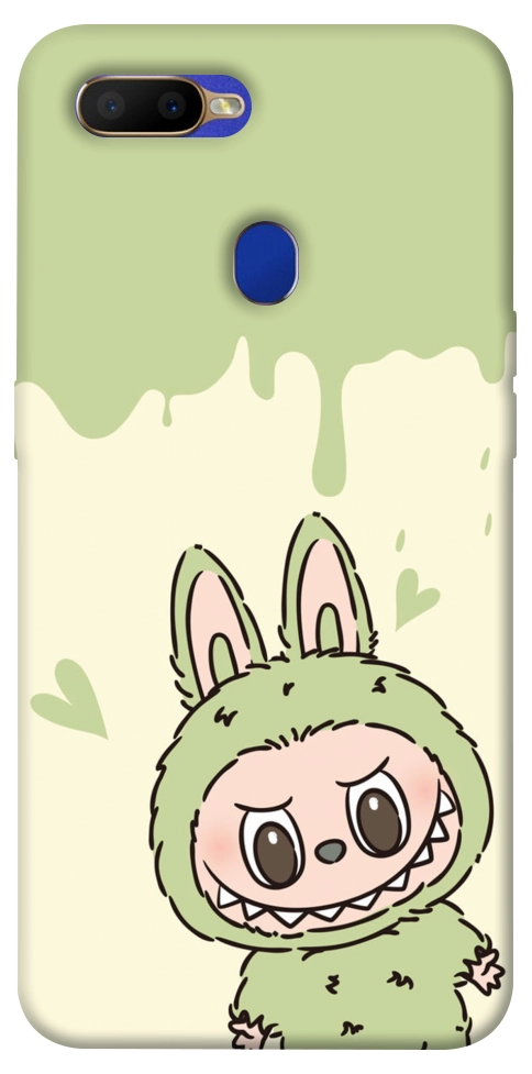 Чехол Labubu green для Oppo A7