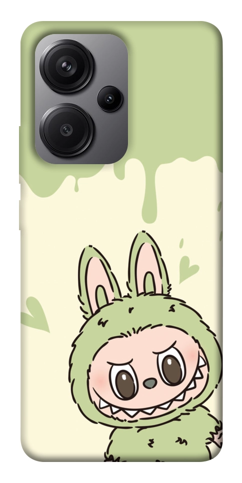 Чохол Labubu green для Xiaomi Redmi Note 13 Pro+