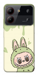 Чехол Labubu green для ZTE Blade A54 4G