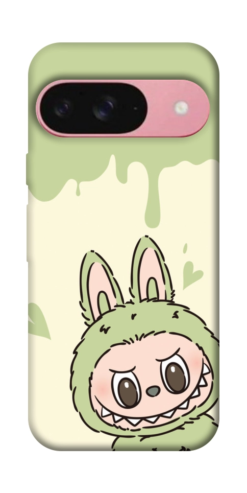 Чехол Labubu green для Google Pixel 9