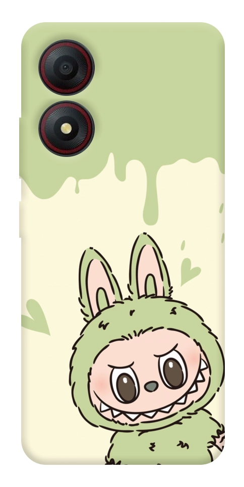 Чохол Labubu green для ZTE Blade A34 4G