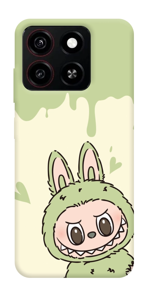 Чехол Labubu green для ZTE Blade A35 4G