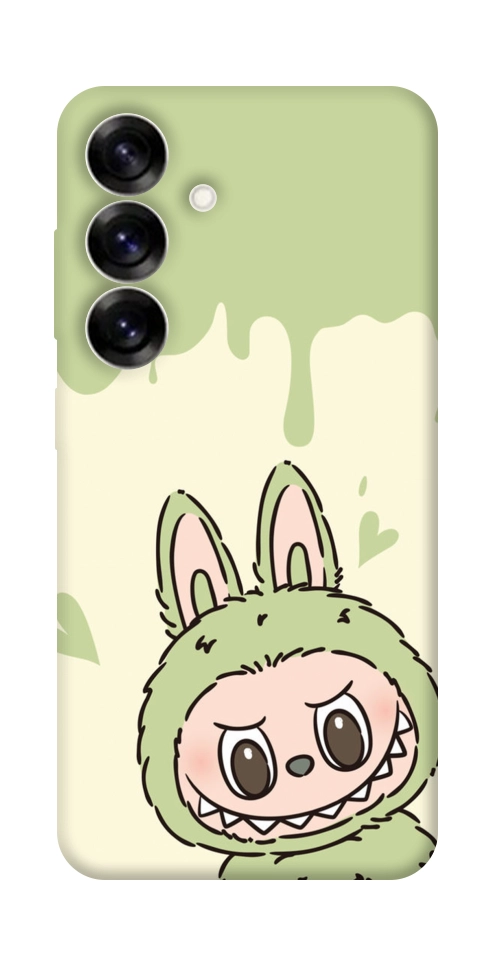 Чохол Labubu green для Galaxy S25+
