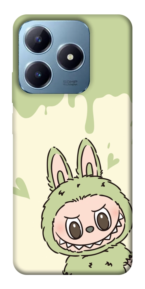 Чехол Labubu green для Realme C63 4G