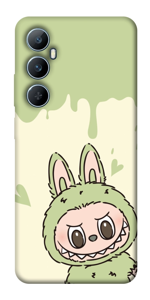 Чохол Labubu green для Realme C65 4G