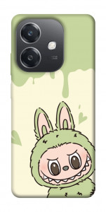 Чохол Labubu green для Oppo A3 4G