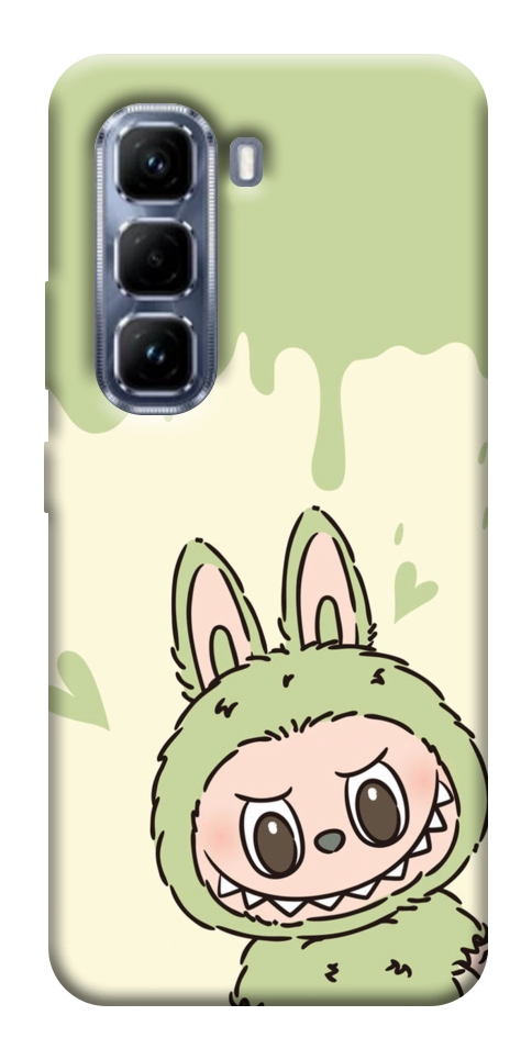 Чехол Labubu green для Infinix Hot 50 Pro