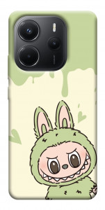 Чохол Labubu green для Xiaomi Redmi Note 14 4G (Europe version)