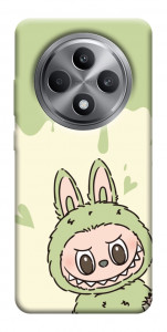 Чохол Labubu green для Oppo Reno 12 F 4G