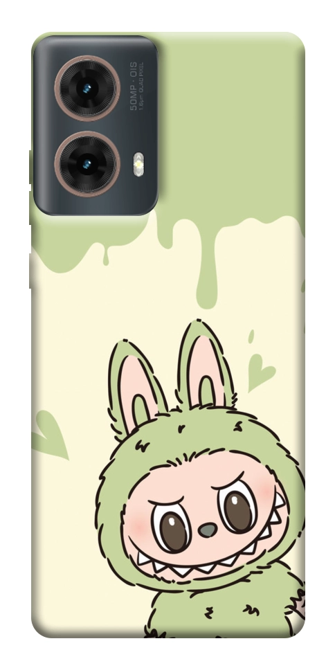Чехол Labubu green для Motorola Moto G85