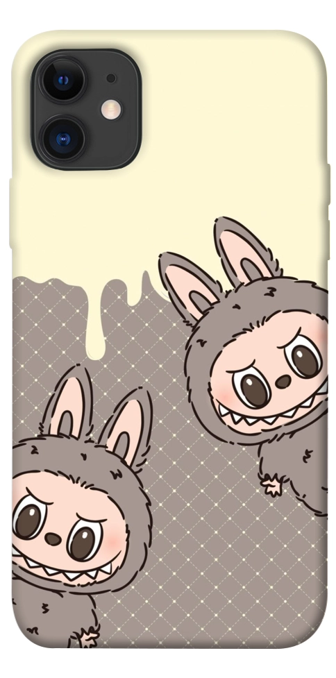 Чохол Labubu twins для iPhone 11