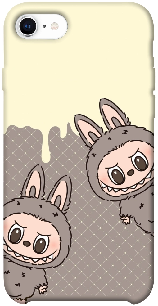 Чехол Labubu twins для iPhone SE (2020)