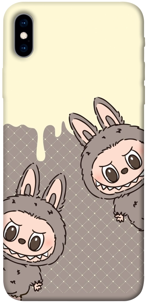 Чехол Labubu twins для iPhone XS Max