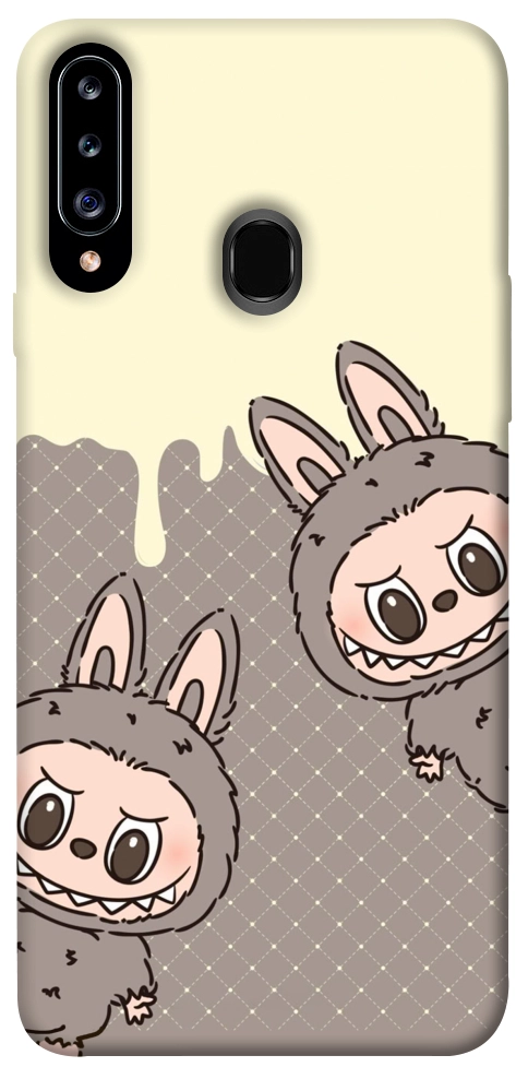 Чехол Labubu twins для Galaxy A20s (2019)
